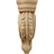 Ekena Millwork 3"W x 7 3/4"D x 10"H Small Hudson Acanthus Wood Corbel, Cherry CORW03X08X10HDCH - alternate 2